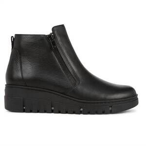 NEW VIONIC women's uptown sur ankle boot in black leather